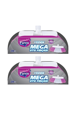Mega Oto Fırçası Yedek Sapsız İkili Paket