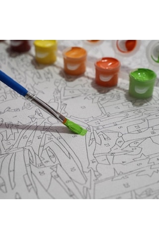 Sayılarla Boyama Tuval Seti 40x50 Cm - Deniz Evler