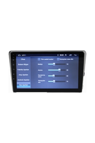 Toyota 2003-2009 9 inç 4-64 GB Android Carplay Multimedya