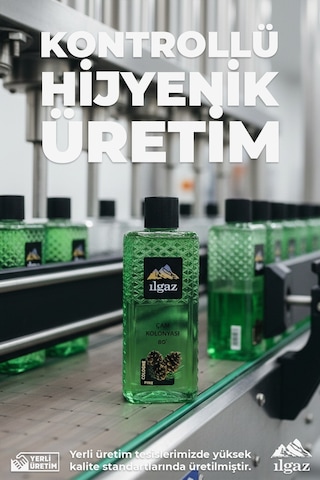 Ilgaz Elegance Pine Cologne 80 Derece Çam Kolonyası 400 ML