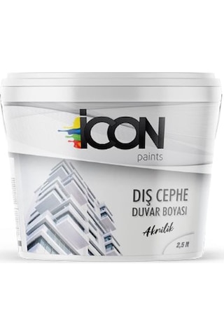 Icon Akrilik Dış Cephe Boyası 2,5 Lt.