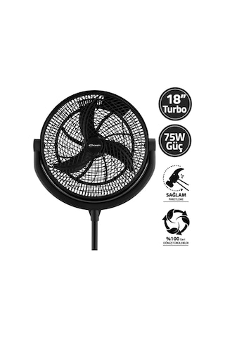 Conti CSF-406 Poyraz 18" Sanayi Tipi Ayaklı Vantilatör