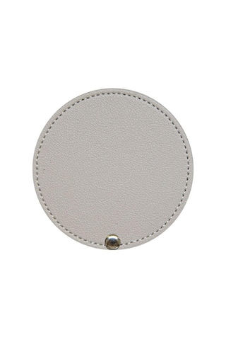 Ultra İnce Makyaj Aynası Yuvarlak Cep Aynası Yeni Kozmetik Ayna Gri