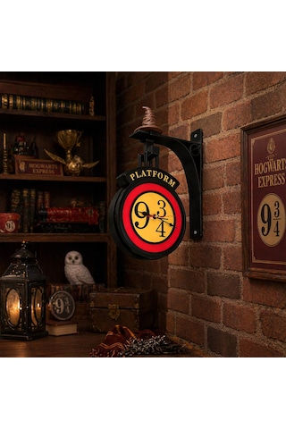 Fibrika Store Magic Station Wall Lamp - Duvar Askılı Gece Lambası Siyah