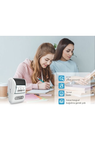 Mpia P1 Etiket Yazıcısı Termal Kablosuz Eleph-label App Android İos
