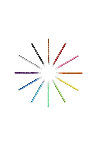 Bic Kids 12 Li Keçeli Boya Kalemi+12 Li Plastidecor Silinebilir Mum Pastel Boya