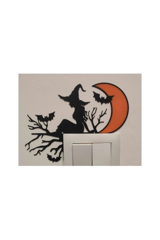 Happy Halloween Cadılar Bayramı Işık Anahtarı Cadısı