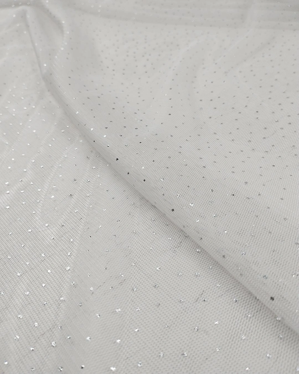 İnce Yumuşak Tül Beyaz Lame Simlien: 140 Cm-2711 Renkli