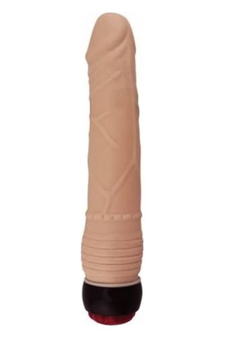 Truva Shop Crazy Bull Realistik 17 CM Titreşimli Realistik Anal ve Vajinal Vibratör