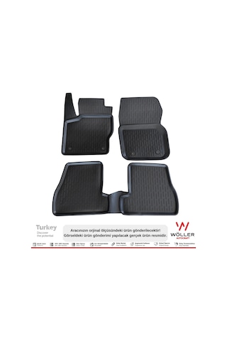 Ford Focus 3 Paspas 2010 2014 Arası 3D Havuzlu Wöller Paspas