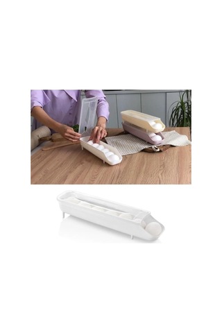 Yumurta Saklama Kabı Buzdolabı Düzenleme Kabı Yumurta O Çok Renkli