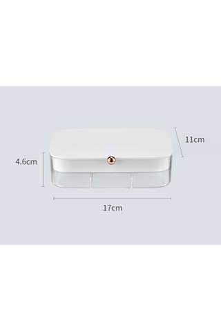 Yystore Mücevher Kutusu Düzenli Beyaz