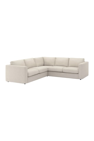 Ikea Bej Modern Kanepe - 4'lü Köşe Kanepe