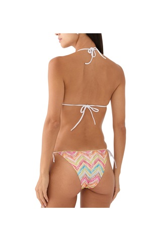 Missoni Zigzag Desenli Üçgen Bikini Çok Renkli