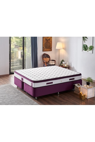 Nironyatak Niron Violet 150X200 Çift Kişilik Gizli Pedli Yatak Full Ortopedi