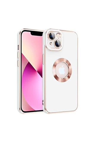 Apple Uyumlu iPhone 14 Plus Kılıf Zore Kongo Kapak Rose Gold