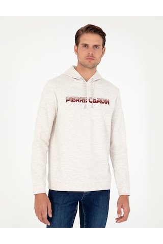 Pierre Cardin Erkek Bej Sweatshirt 50290665-vr011 Bej