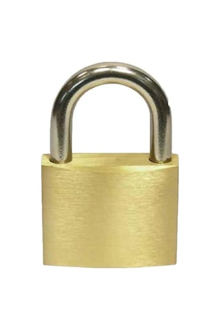 TKS Pirinç Sarı Asma Kilit 63 mm