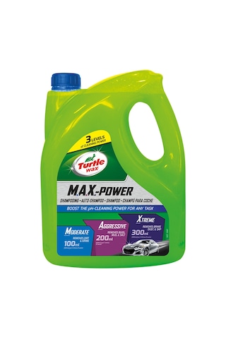 Turtle Wax Max-Power Süper Konsantre Oto Yıkama Şampuanı 4 Lt