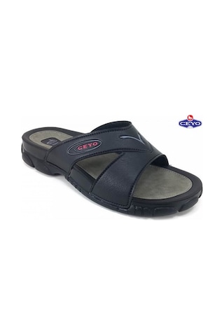 3200-1 Ceyo Erkek Terlik-siyah Siyah