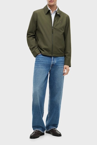 Tommy Hilfiger Regular Fit Klasik Yaka Su İtici Mont Erkek Mont Mw0mw40582 Rbn Koyu Haki