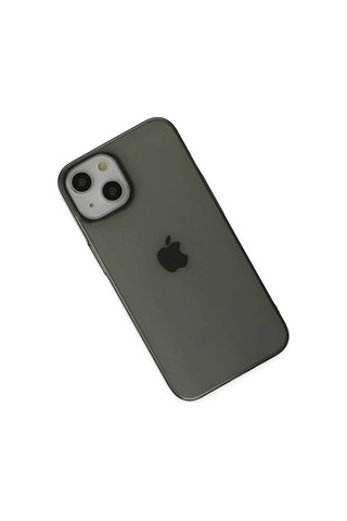 İphone 14 Plus Kılıf Pc Sert Şeffaf Kapak - Siyah 50900419