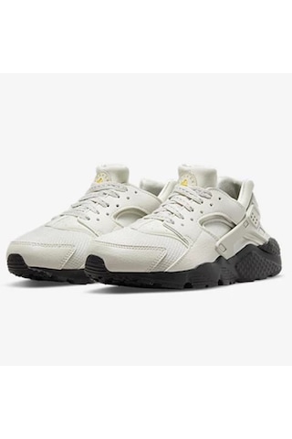 Nike Huarache Run Unisex Sneaker Dar Kalıp Günlük Spor Ayakkabı Krem Krem