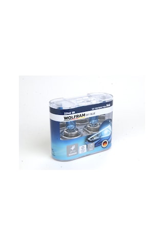 12V H4 Beyaz Işık Ampul Wolfram Sky Blue 5500K Takım - 2 Adet