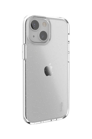 Ugly Rubber Apple Uyumlu iPhone 13 Mini Simli Şeffaf UR Vogue Kapak ZORE-219662