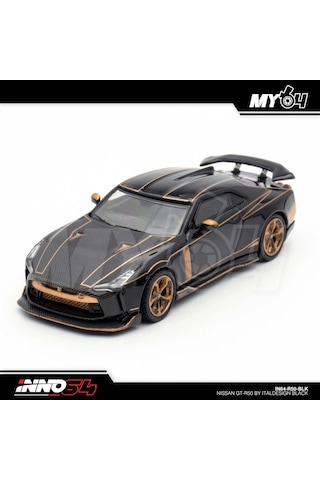 Inno 1/64 Nissan Gt-r50 By Italdesign Black Çok Renkli