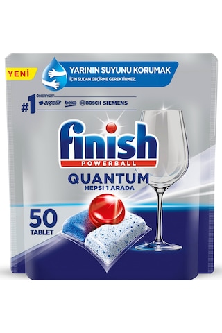 Finish Quantum 50 Tablet Bulaşık Makinesi Deterjanı