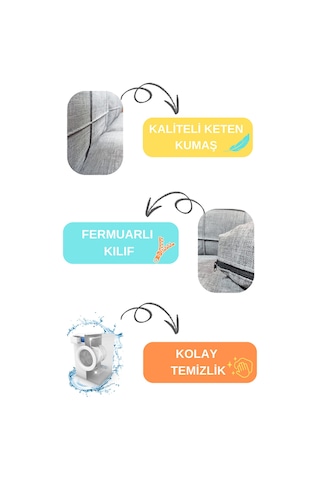 Ard & Garden İkili Koltuk Bahçe Mobilyası Bahçe Takımı Metal Balkon Takımı Çay Seti Gri