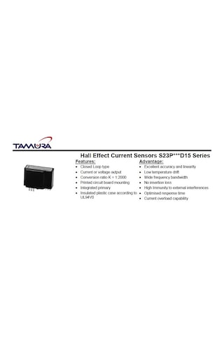 100 Amper Closed Loop Hall Effect Sensor