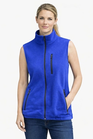 Mekaizen Unisex Polar Yelek Fermuarlı 3 Cepli Yumuşak Polar Kumaş, Sıcak Tutma Özellikli Mavi