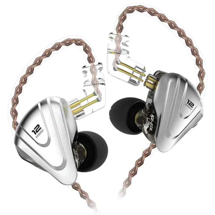 Kz Zsx Terminator Siyah Mikrofonsuz 3.5mm Hibrit Sürücü Hi-fi In Ear Monitör Kablolu Kulak İçi Kulaklık Kz-zsx-termınator-nomıc-bk