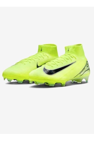 Nike Zm Superfly 10 Elite Fg Erkek Çim Zemin Kramponu Neon Yeşil
