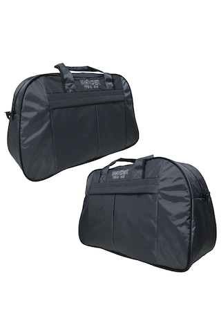 Bag Trend Bt Büyük Boy Seyahat Çantası İmperteks Kumaş Suya Dayanıklı 3 Gözlü Omuz Askılı Spor Ve Valiz Çantası Gri