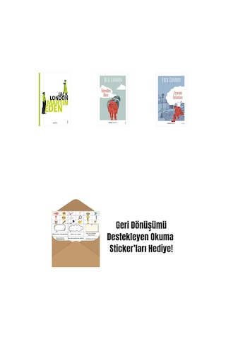 Martin Eden + Âdem'den Önce + Uçurum İnsanları + Okuma Sticker'ları