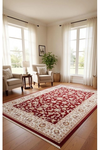 Dinarsu Halı 200x290 Asya Koleksiyonu 30003-010 Kırmızı Renkli