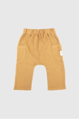 Totzee Cepli Pantolon Camel Kahverengi