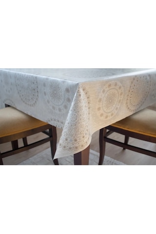 Pvc Astar Tabanlı Muşamba Masa Örtüsü Osmanlı Desen