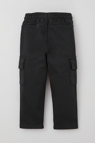 Breeze Erkek Çocuk Pantolon Kargo Cepli Beli Lastikli 1.5-5 Yaş, Füme Füme