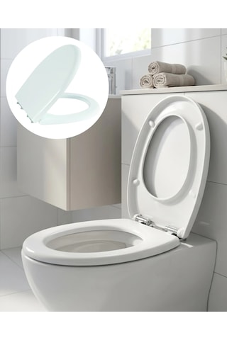 Universal Klozet Kapağı Kolay Montaj Kaydırmaz Alt Ped Dayanıklı Banyo Aksesuarı Açık Gri