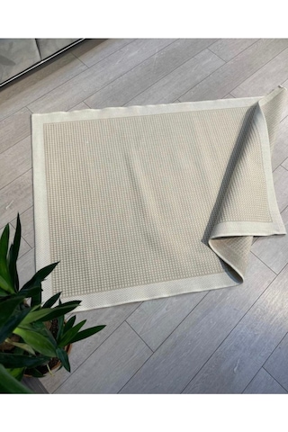 Macro Sisal Bordürlü Jut Hasır Halı 9427 Krem