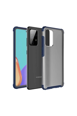 Samsung Uyumlu Galaxy A72 Kılıf Zore Volks Kapak Lacivert