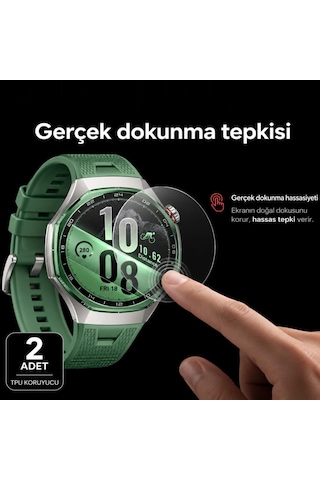 Huawei Watch Gt 7 Pro İle Uyumlu Ekran Koruyucu Tpu, Tam Kaplayan Akıllı Saat Koruması 2 Adet