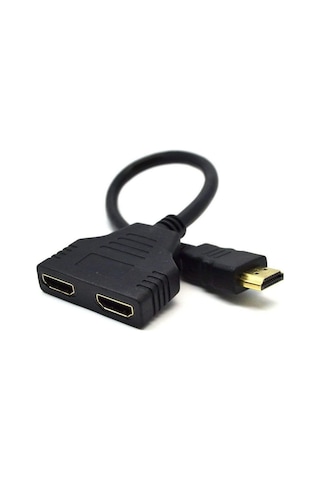 2 Port Hdmi Çoklayıcı Splitter 4664 Lcd Monitör Ekran Çoğaltıcı