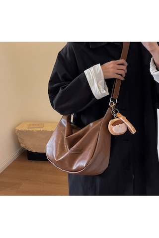 Jzcat Kadın Günlük Gezi Messenger Çantası - Koyu Kahverengi