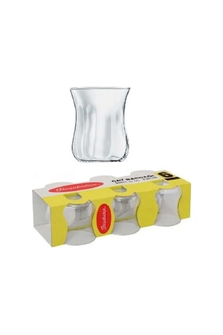 Paşabahçe 6'lı Optikli Bardak 42011 Beyaz