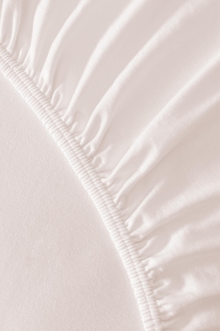 Soley Jersey %100 Pamuk Çift Kişilik Premium Lastikli Çarşaf Bej